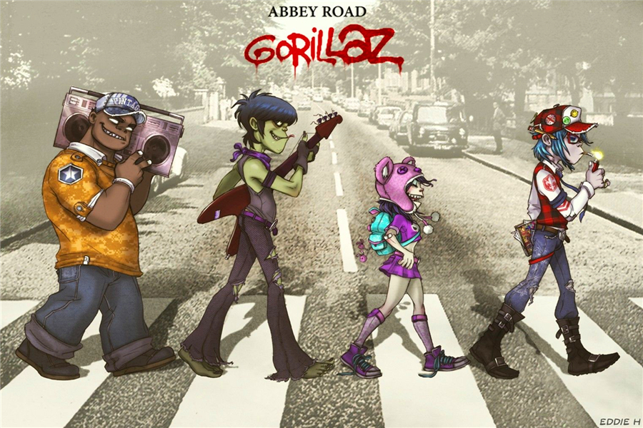 Gorillaz Band - HD Wallpaper 