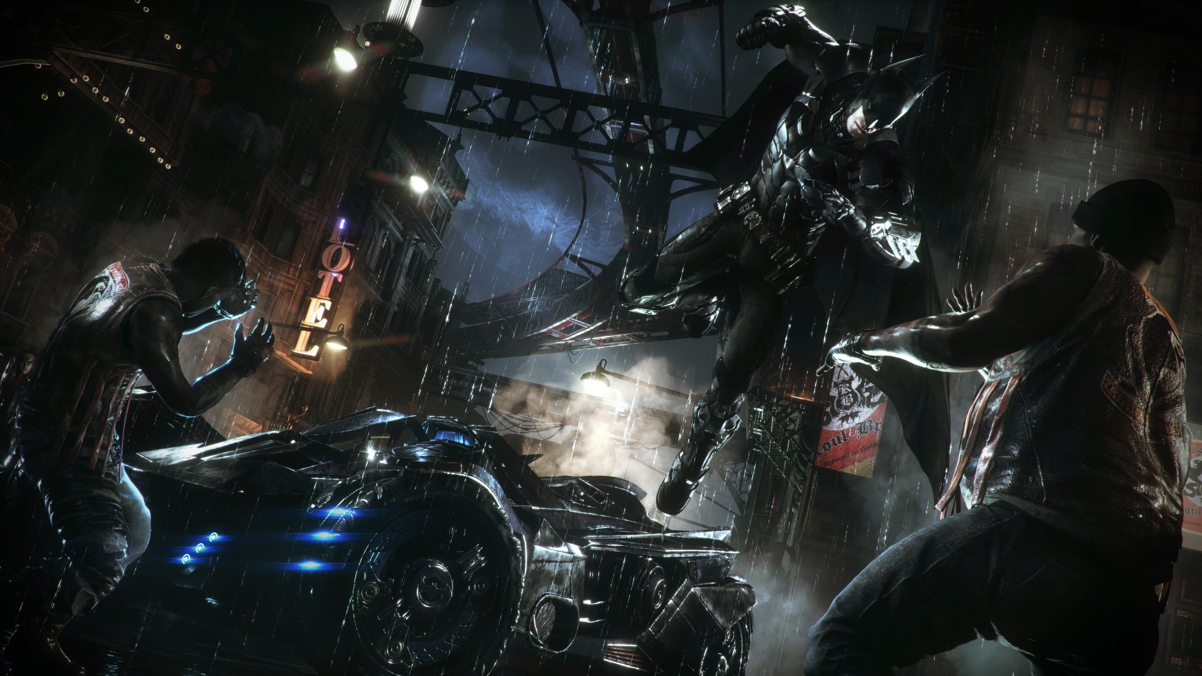 4k Batman Arkham Knight Hd Wallpaper - Batman Arkham Knight Epic - HD Wallpaper 
