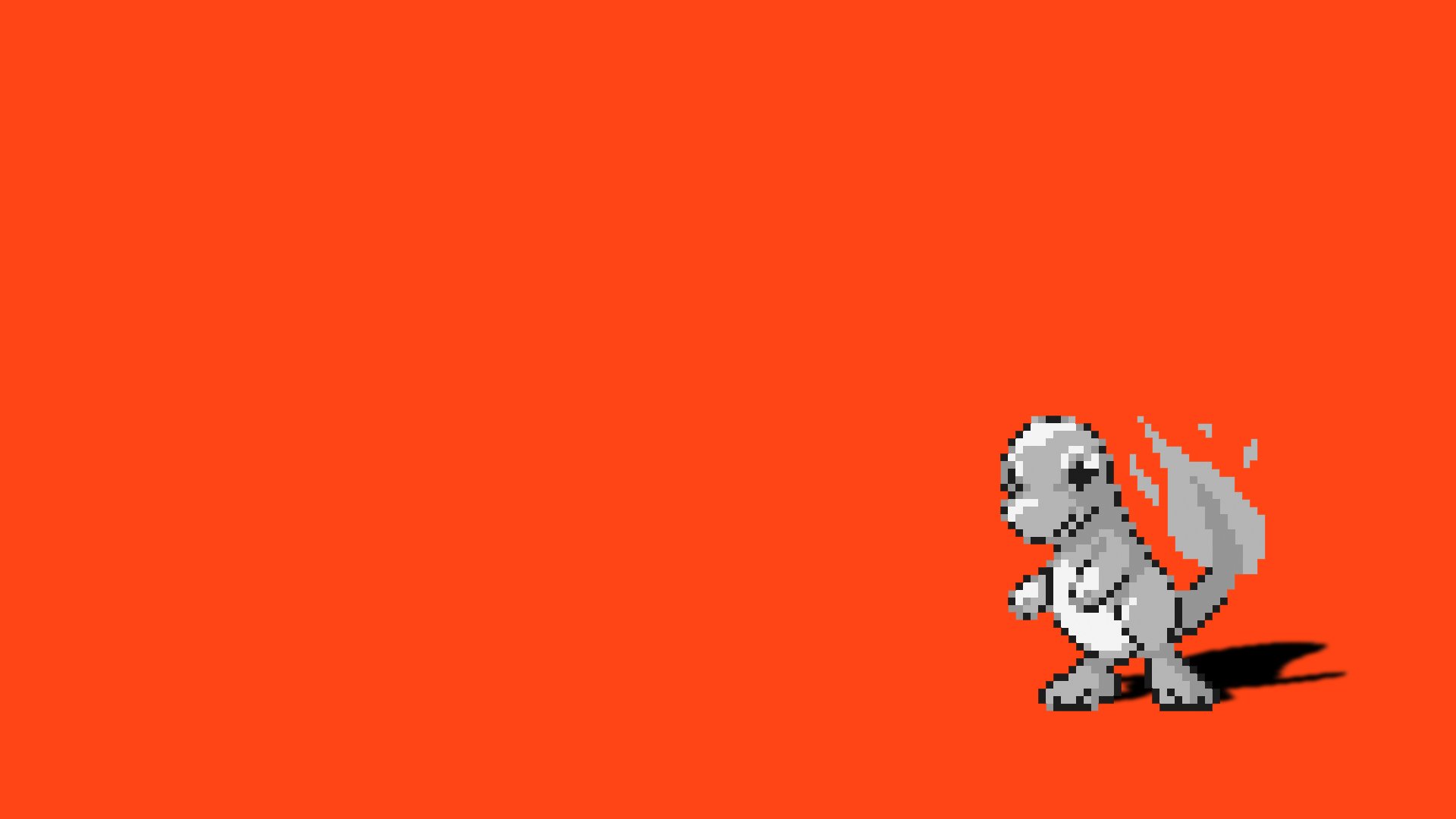 Pokemon Simple Background Charmander Red Background - Pokemon Fire Red Wall Paper - HD Wallpaper 