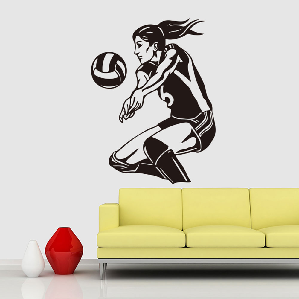 Realistic Volleyball Player Drawing - HD Wallpaper 