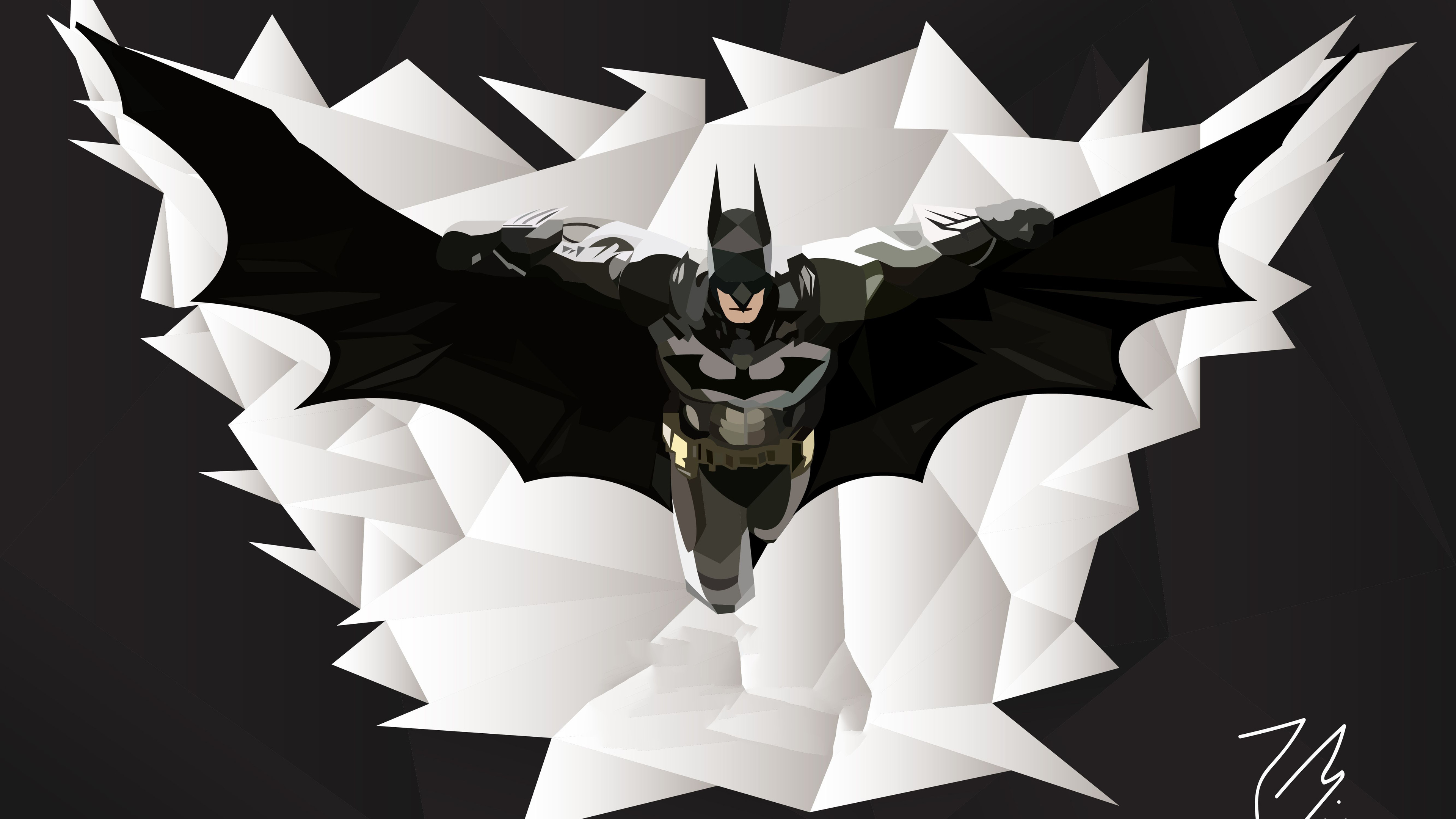 Batman Arkham Knight Art 4k - HD Wallpaper 