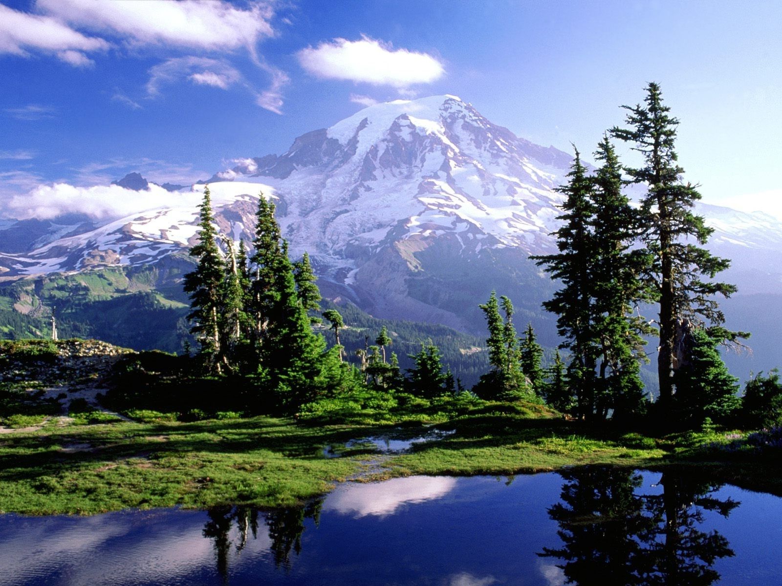 Mount Rainier Wallpaper Mount Rainier Wallpapers - Mount Rainier High Resolution - HD Wallpaper 