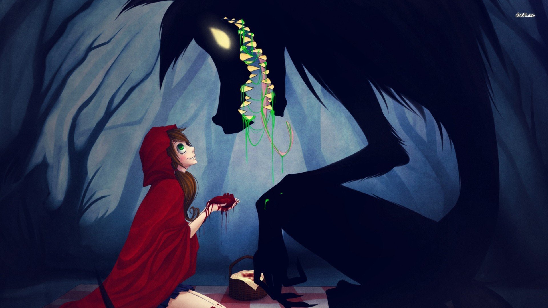 0 Jpeg, Big Top, Little Red Riding Hood - Cartoon Red Riding Hood - HD Wallpaper 