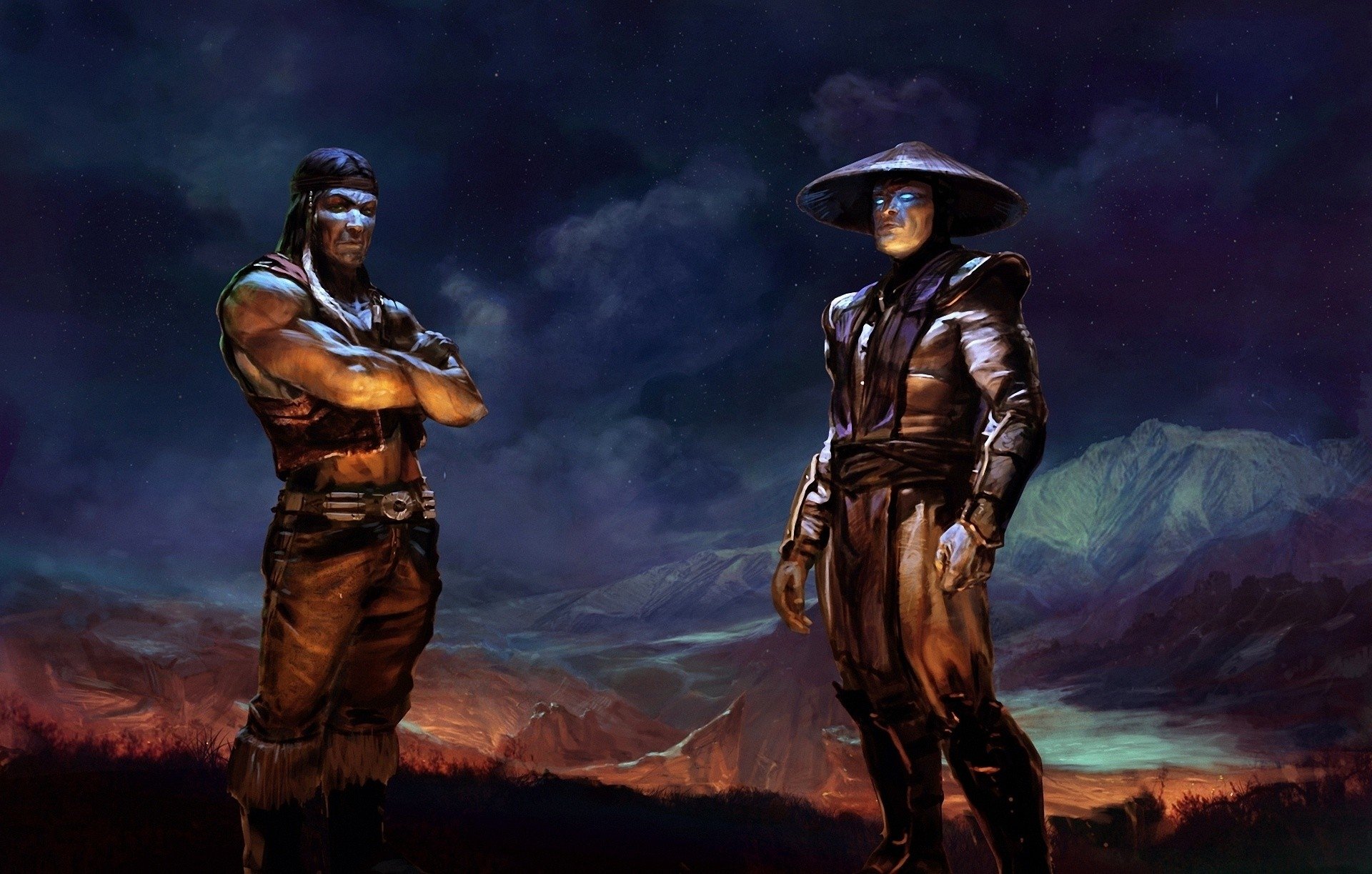 Mortal Kombat Night Wolf Art - HD Wallpaper 