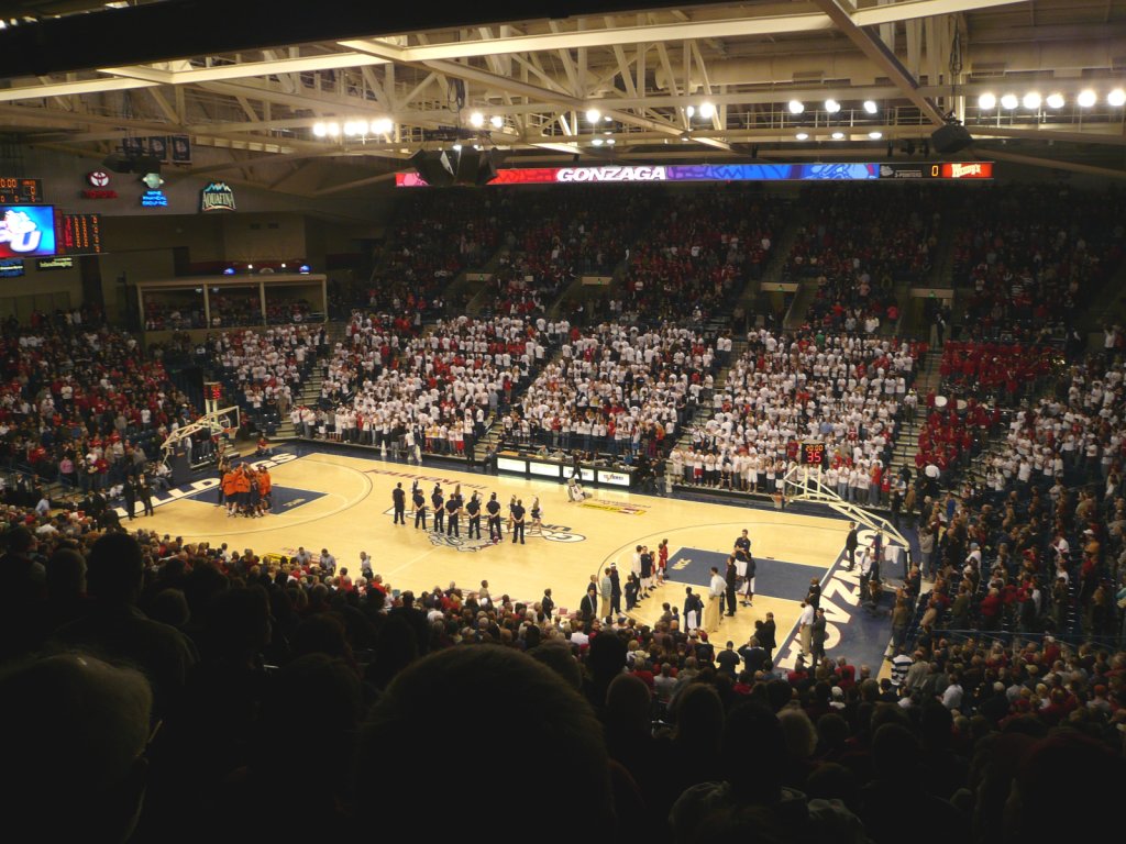 Gonzaga Basketball Alumni Arena - HD Wallpaper 