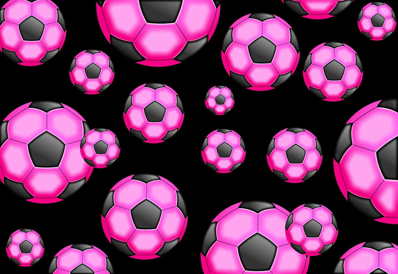Wallpaper Background Design Free Photo - Pink Soccer Ball Background - HD Wallpaper 