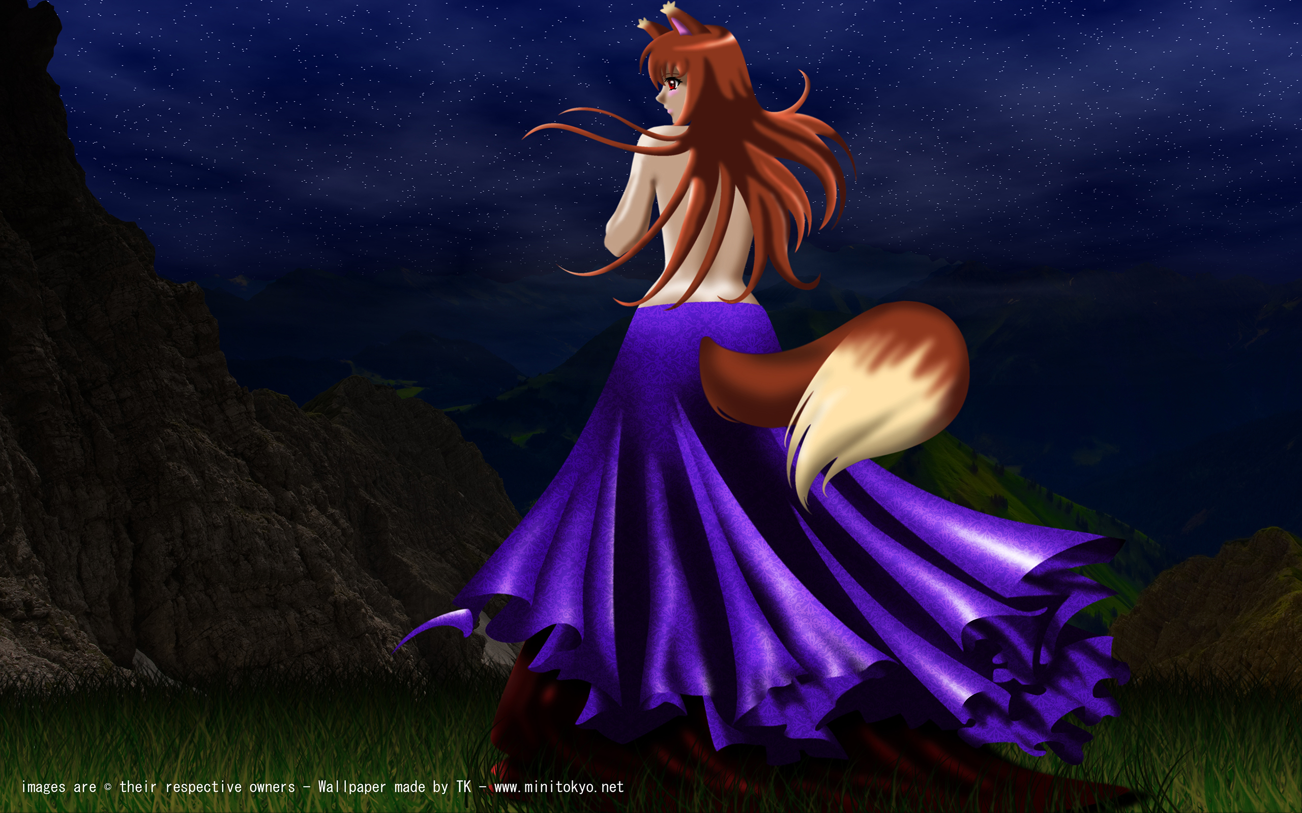 Juu Ayakura, Spice And Wolf, Horo Wallpaper 
	style - Fictional Character - HD Wallpaper 