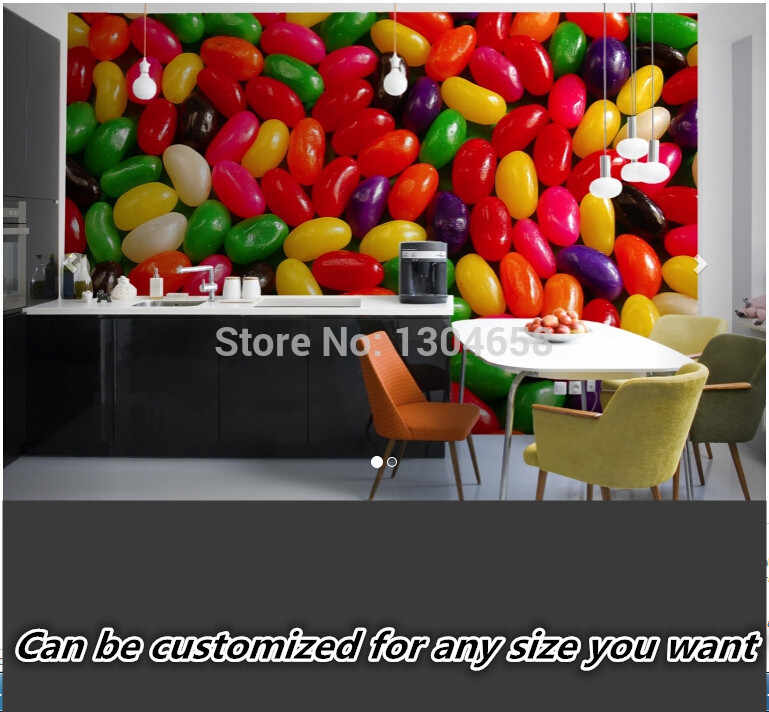 Free Shipping Custom Modern Living Room Sofa Kitchen - Jelly Bean Room - HD Wallpaper 