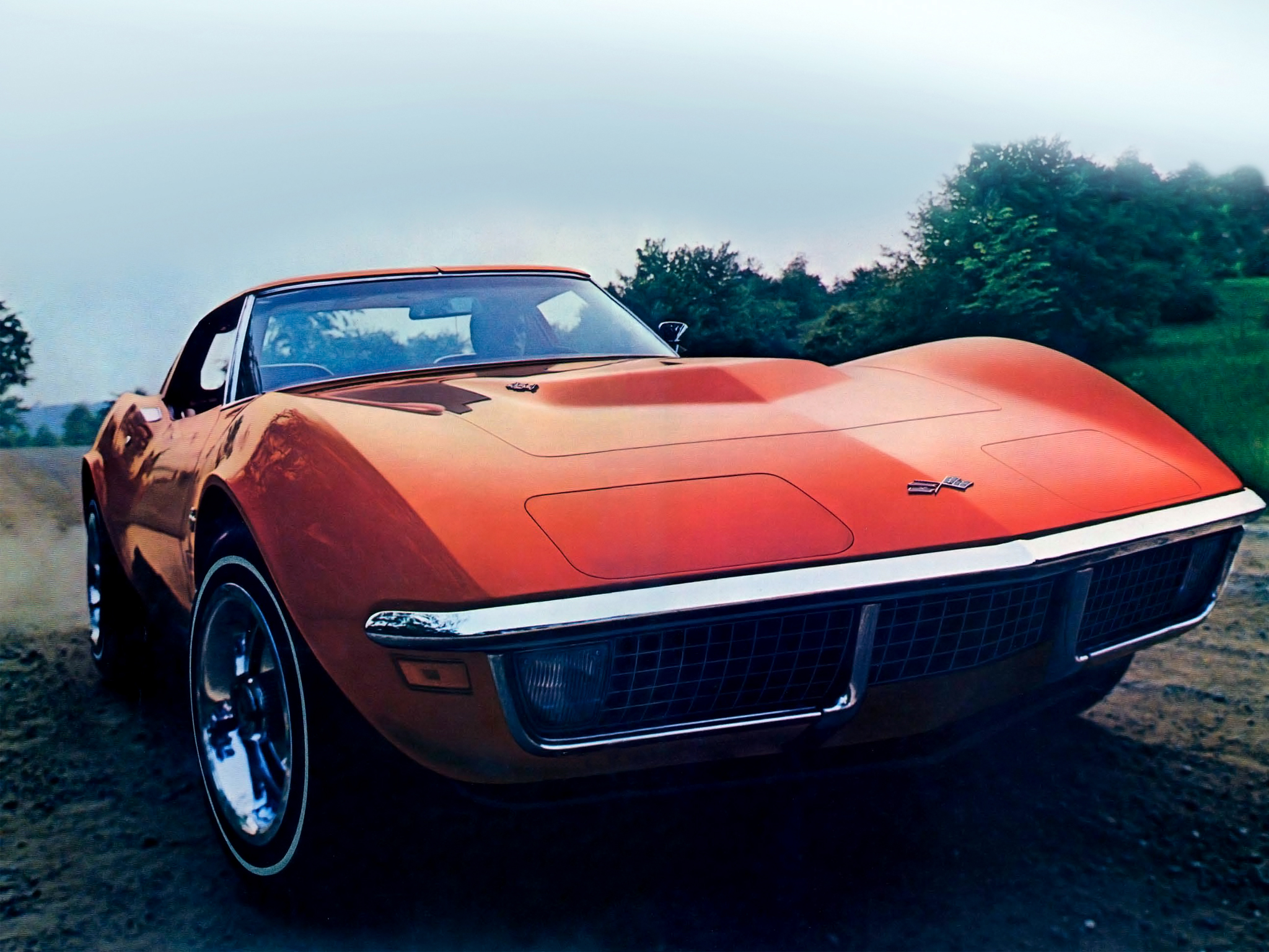 Corvette 1971 Stingray 454 - HD Wallpaper 