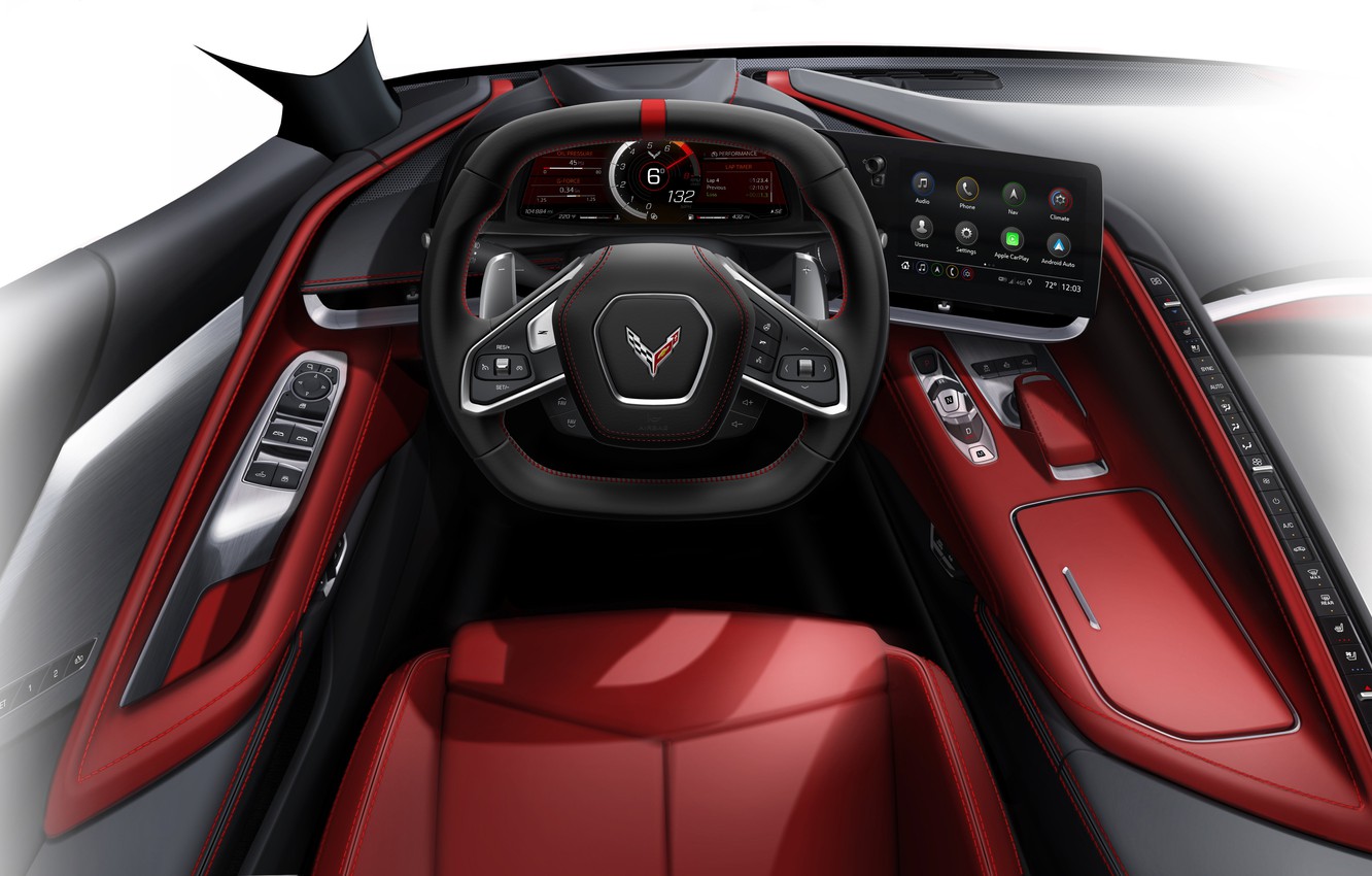 Photo Wallpaper Design, Figure, Corvette, Chevrolet, - 2020 Chevrolet Corvette Msrp - HD Wallpaper 