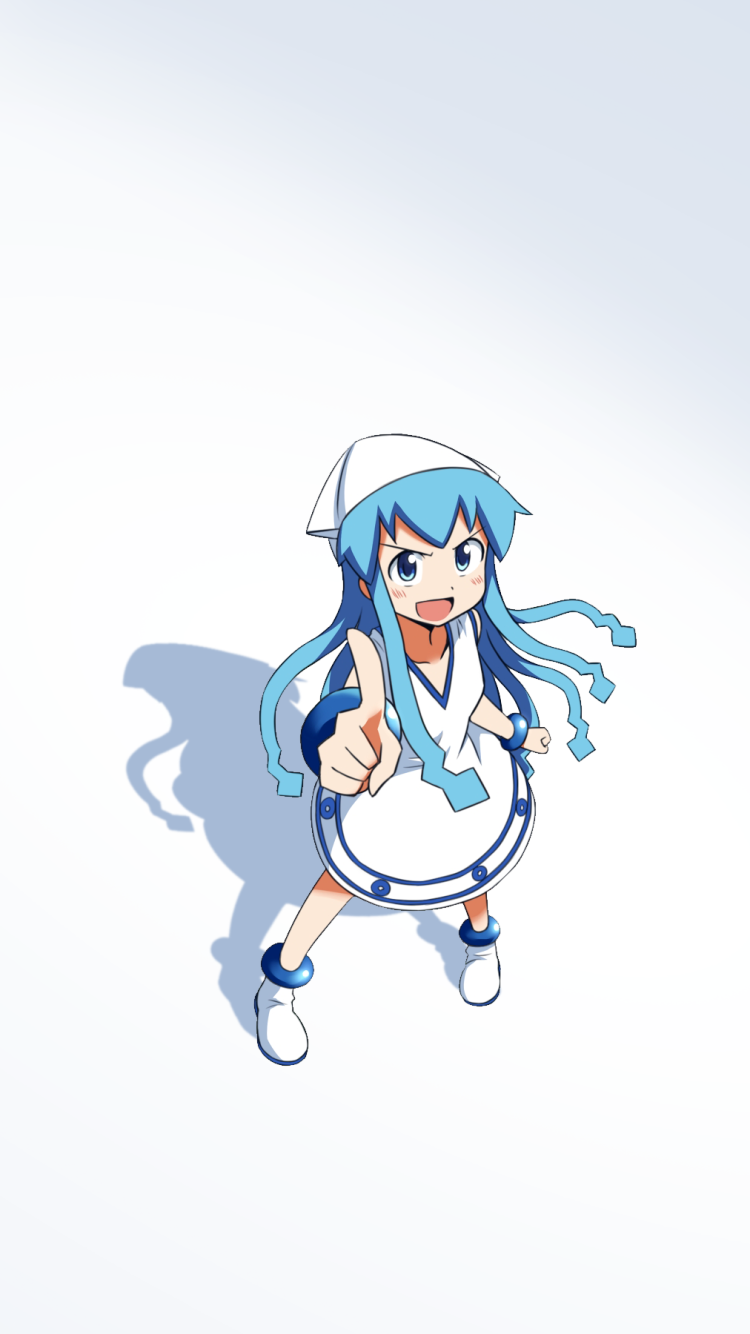 Ika Musume Wallpaper Mobile - HD Wallpaper 