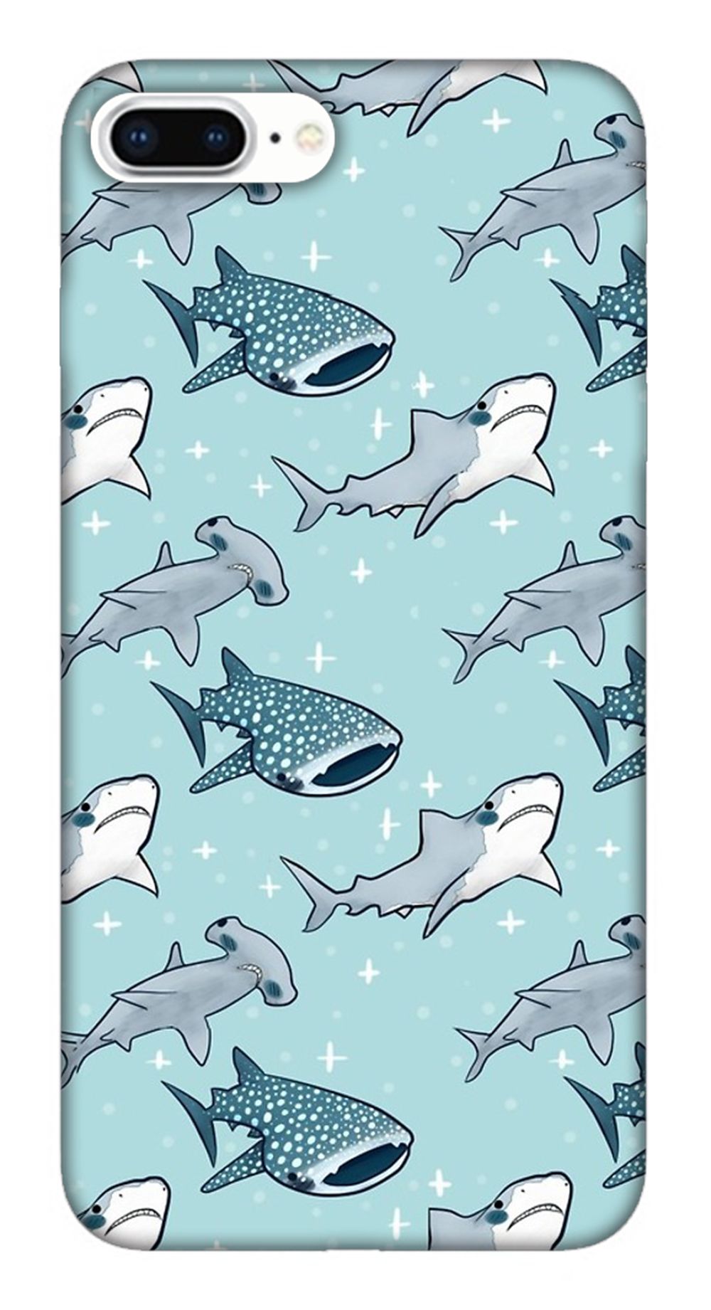 Iphone 8 Plus Shark Case - HD Wallpaper 