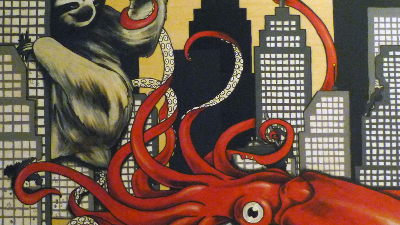 Sloth Artwork - HD Wallpaper 