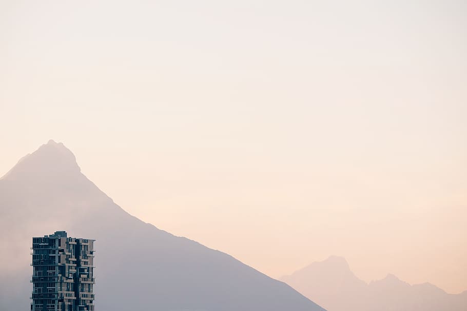 Mexico, Monterrey, Micrópolis, Skyline, Mountains, - HD Wallpaper 