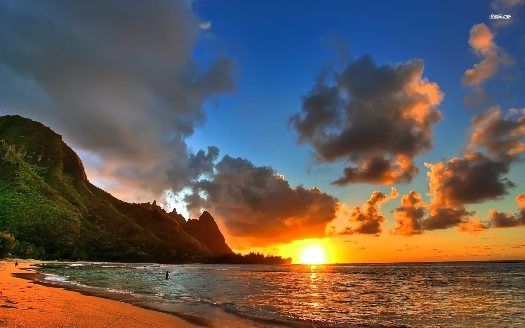 Honolulu Sunset - HD Wallpaper 