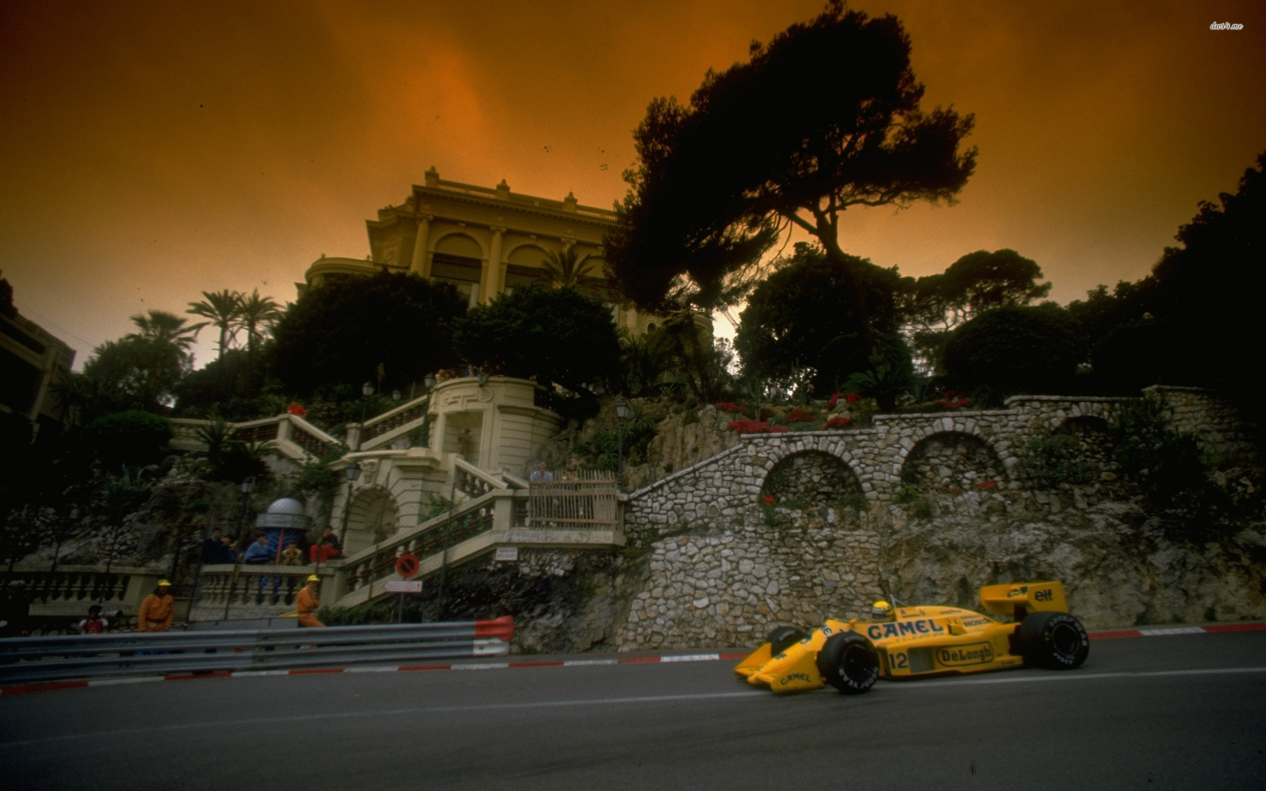 Ayrton Senna In Monaco Wallpaper - Ayrton Senna And Monaco 1987 - HD Wallpaper 