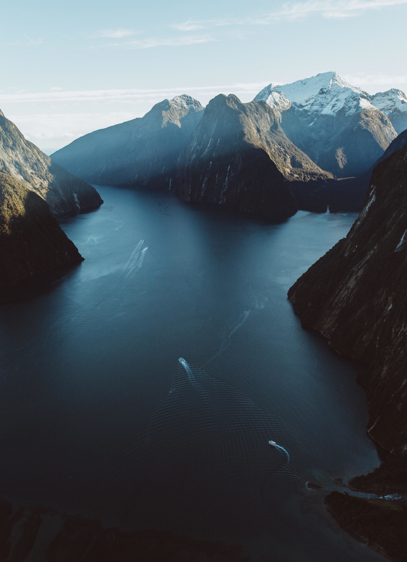 Milford Sound, Fjord, New Zealand, Coast, Mountains, - New Zealand - HD Wallpaper 