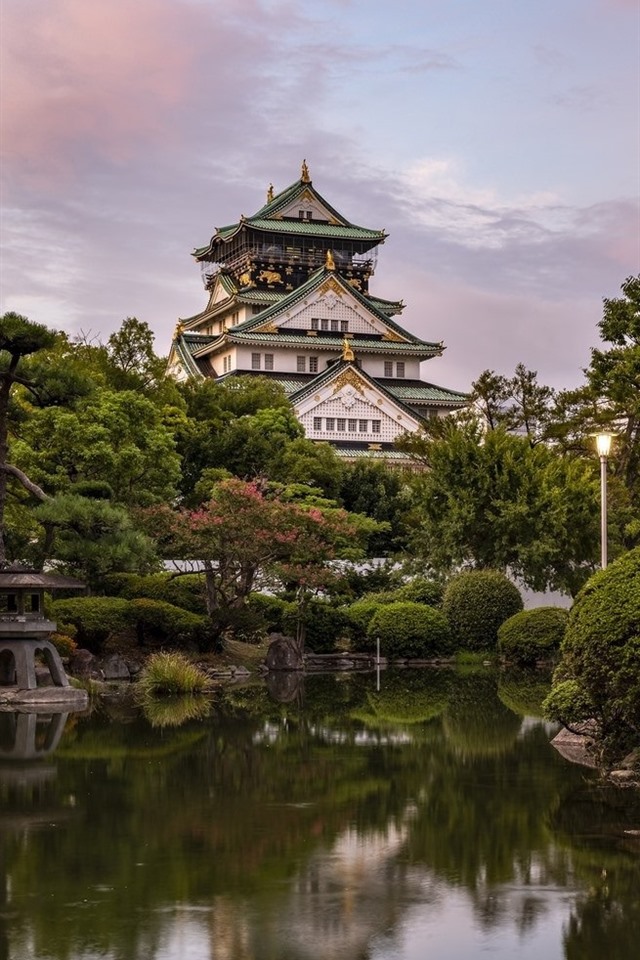 Osaka Castle - HD Wallpaper 