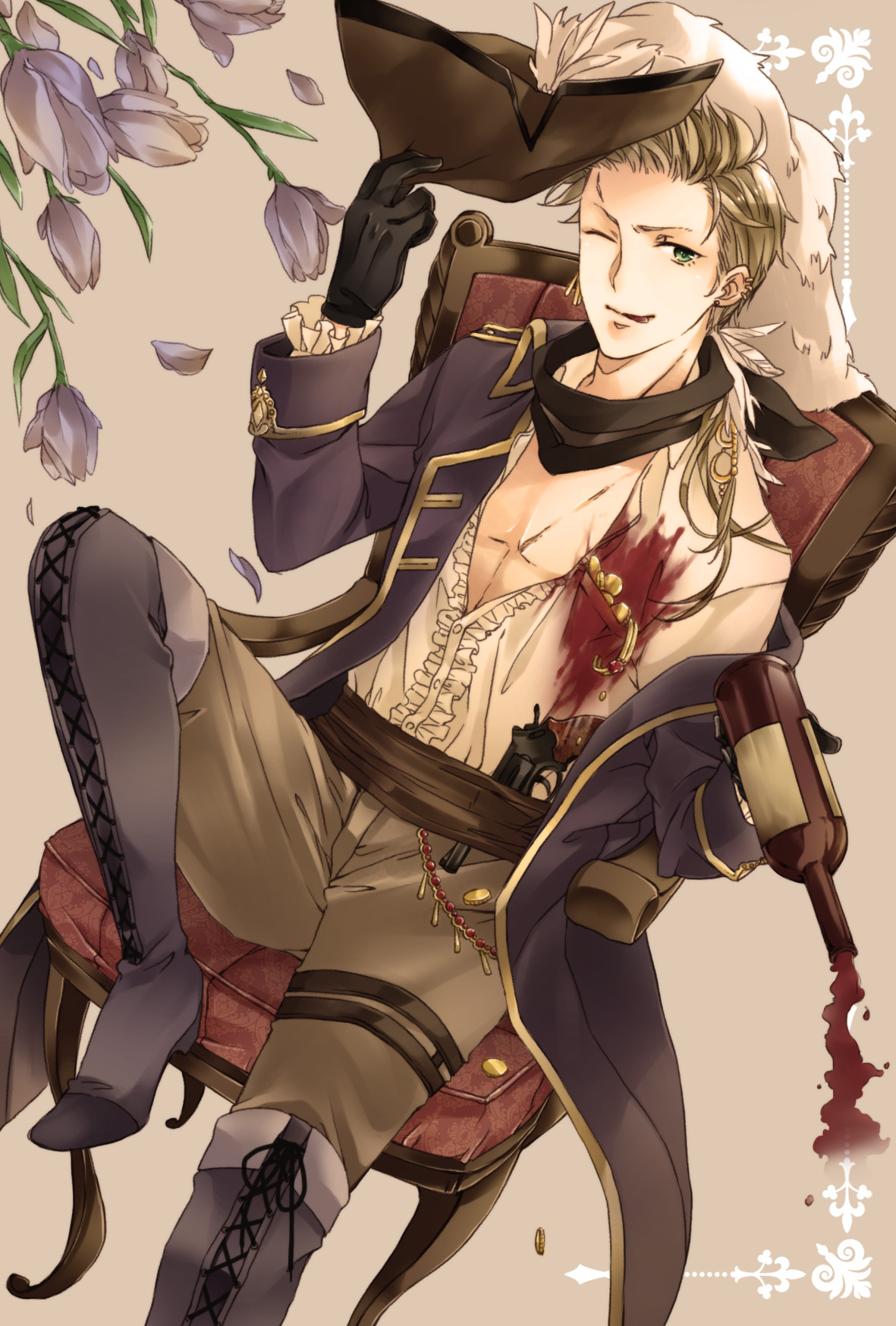 Hetalia Pirate Netherlands - HD Wallpaper 