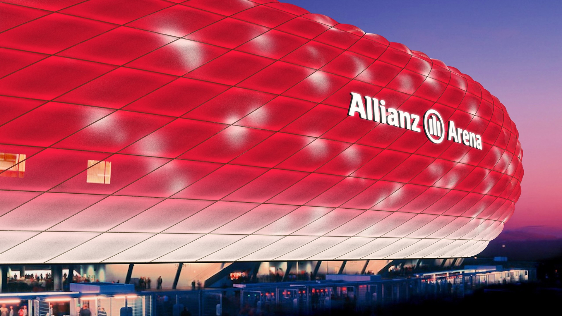 Allianz Arena - HD Wallpaper 