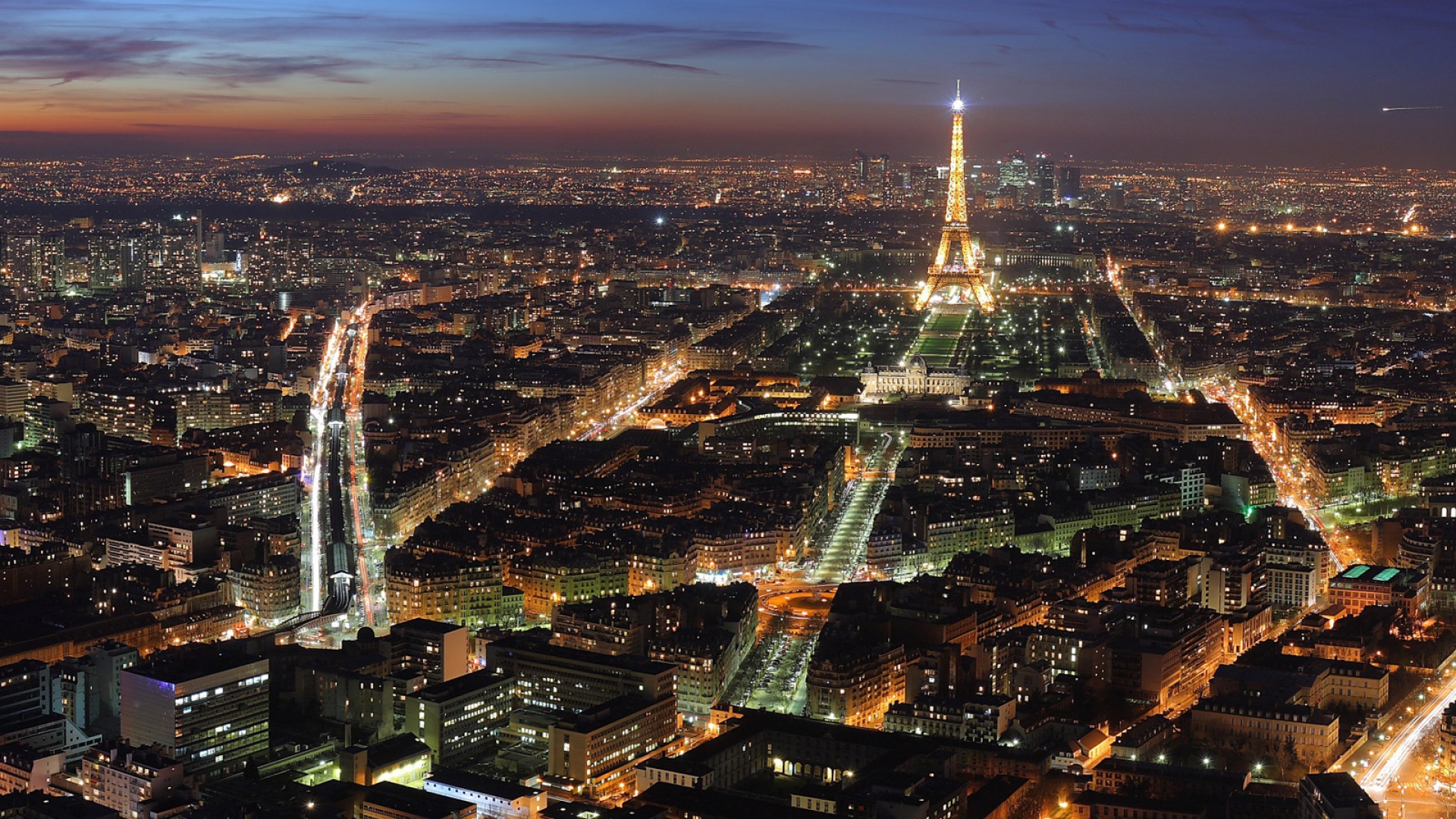 Light Pollution In France - HD Wallpaper 