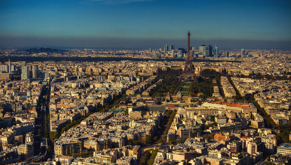 Building, View, Paris, The Eiffel Tower, City, France, - Paris Vue Du 94 - HD Wallpaper 