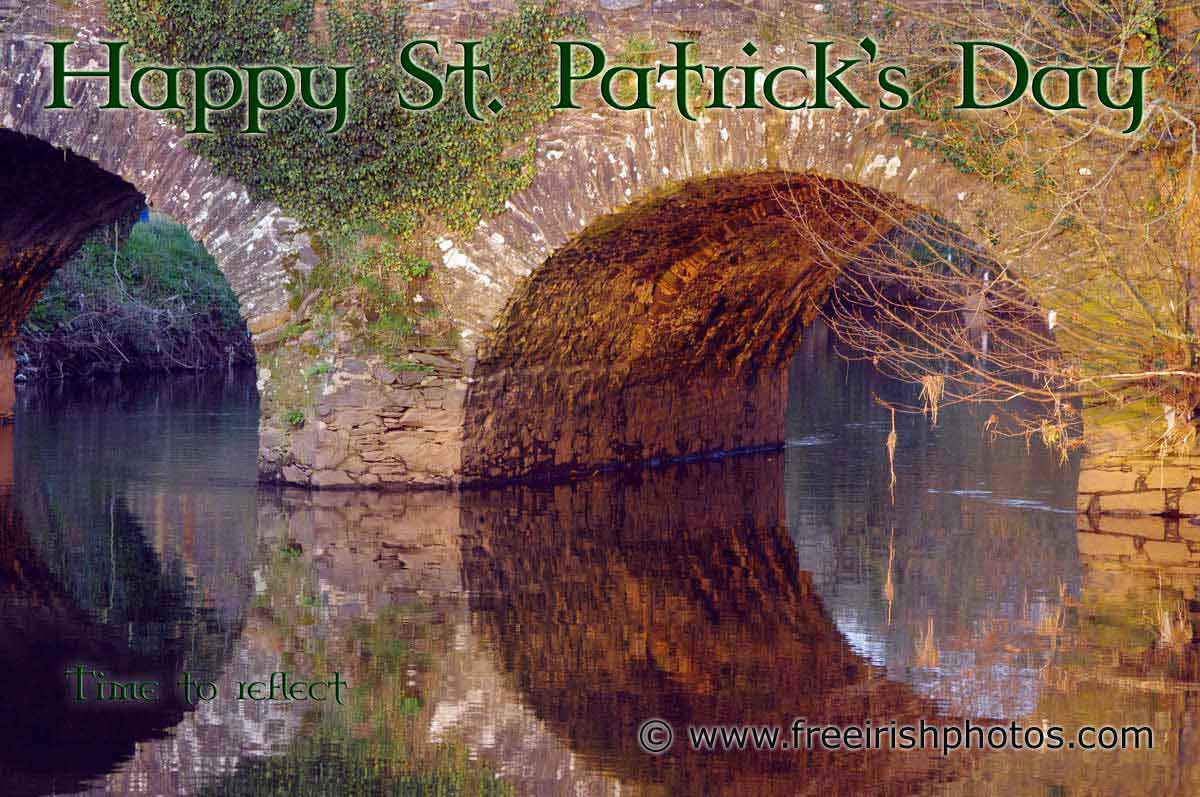 Patrick S Day Reflection On Water Desktop Wallpaper - Reflection - HD Wallpaper 