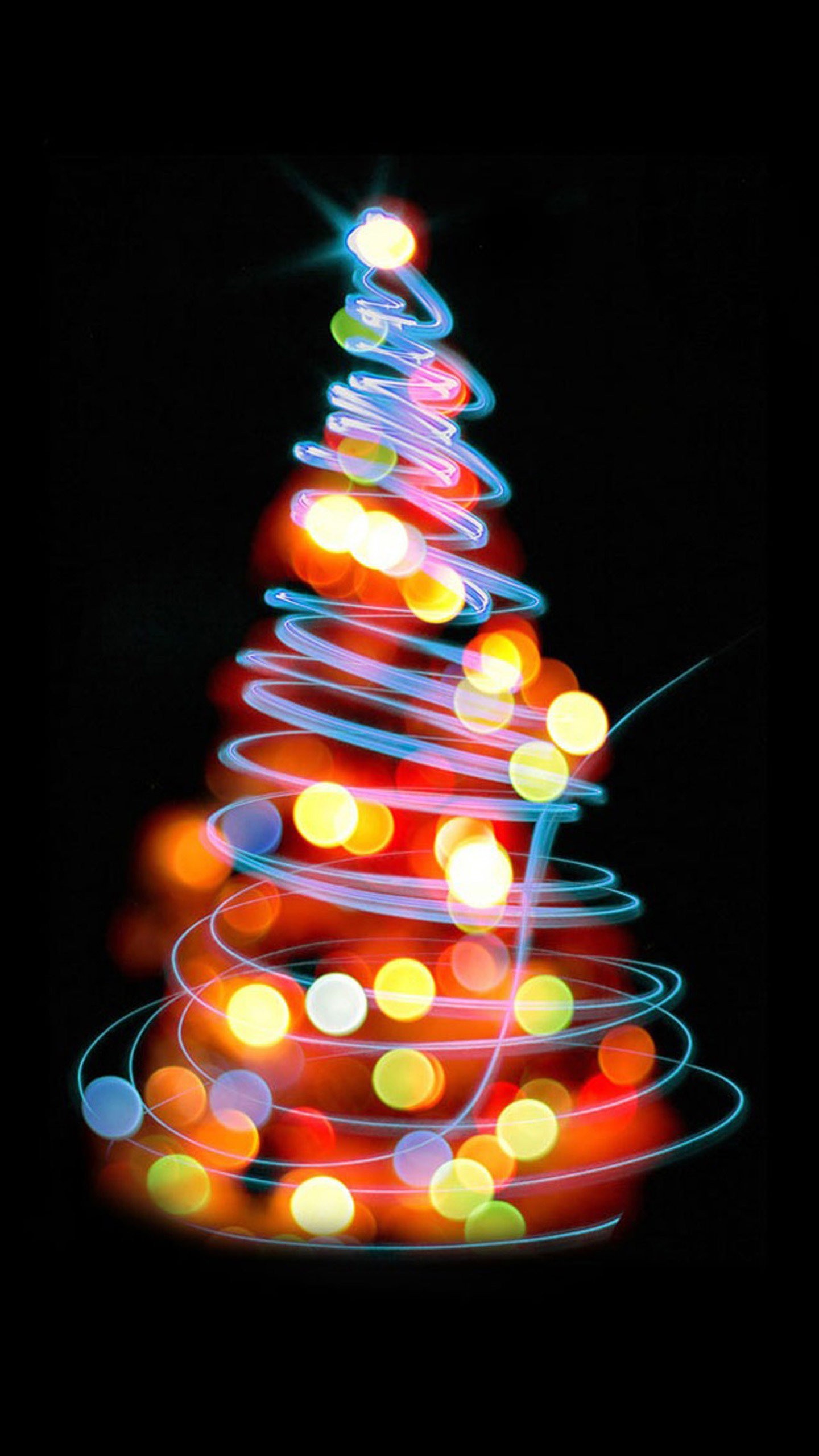 Iphone Christmas Tree Background - HD Wallpaper 