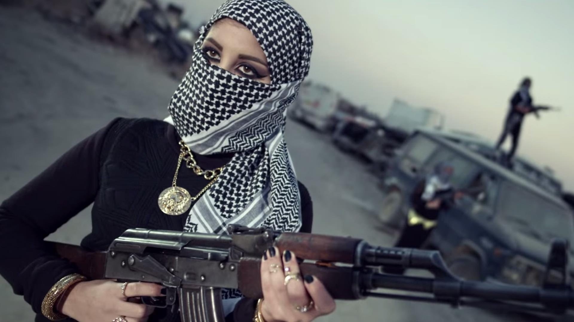 Iraqi Girls Middle East Girls Iraqian Ø­ø¨ùø¨ù Ùù - Isis Girl With Gun - HD Wallpaper 