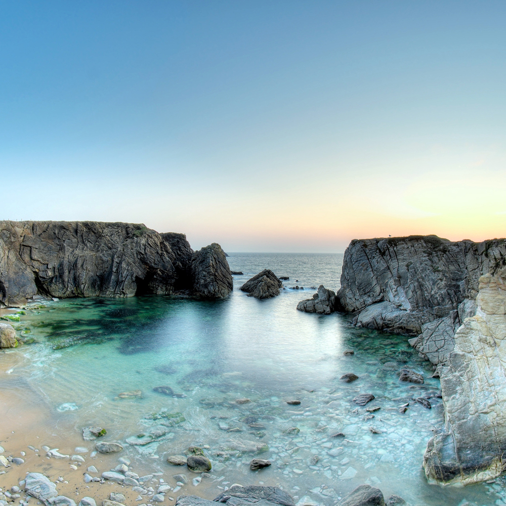 Rocky Cove - HD Wallpaper 