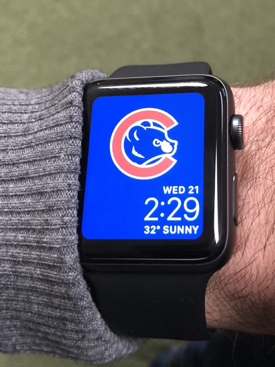 Chicago Bears Apple Watch Wallpaper - Chicago Cubs - HD Wallpaper 