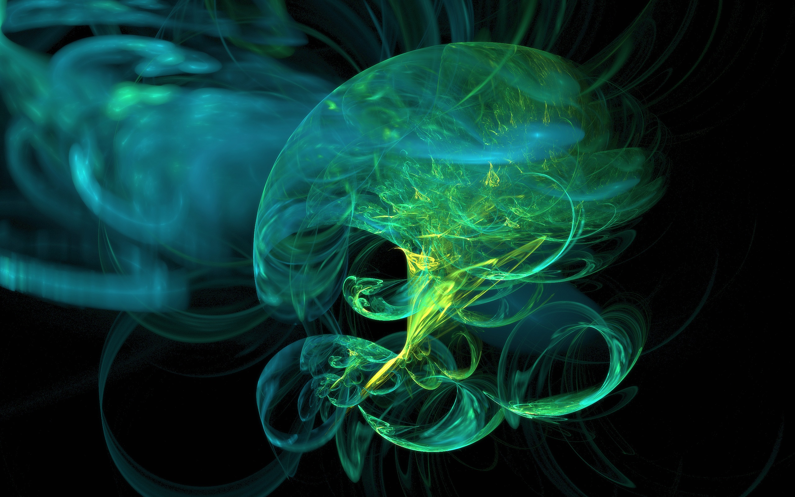 Wallpaper Apple Watch Wallpaper Jellyfish K Hd Wallpaper - Blue And Green Smoke - HD Wallpaper 