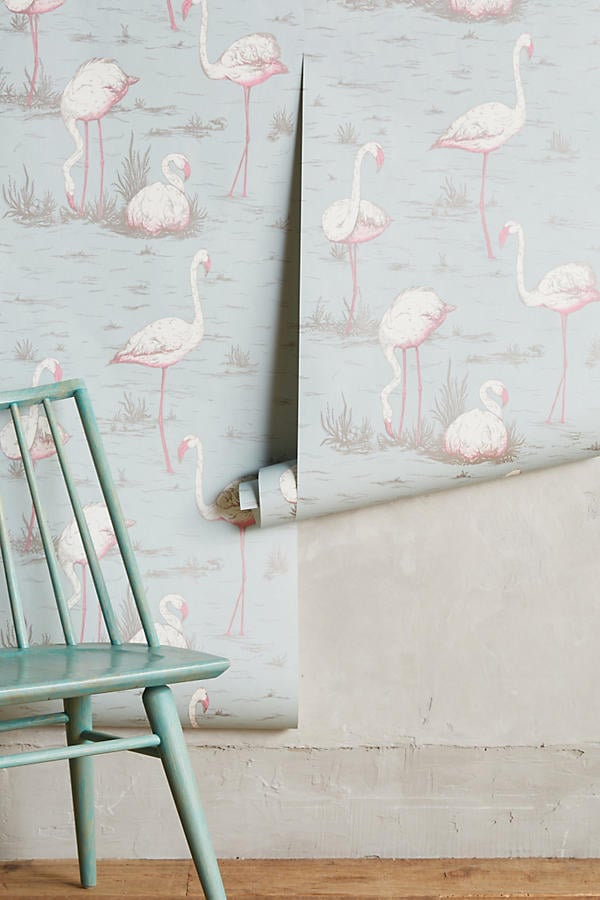 Wading Flamingos Wallpaper - Cole & Son Flamingo - HD Wallpaper 