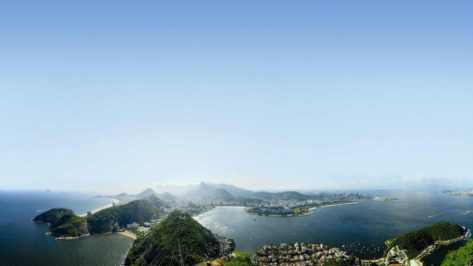 Rio De Janeiro Panoramic - HD Wallpaper 