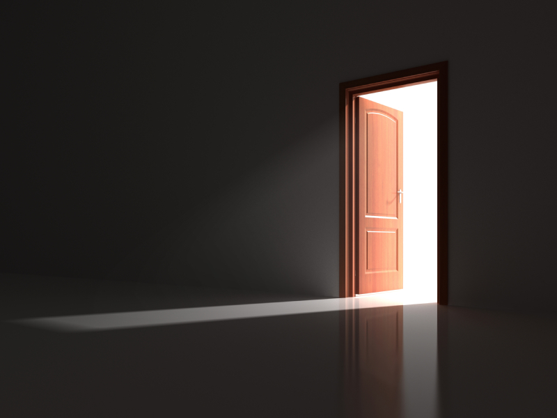 Istockphoto / Scibak - Door Opens - HD Wallpaper 