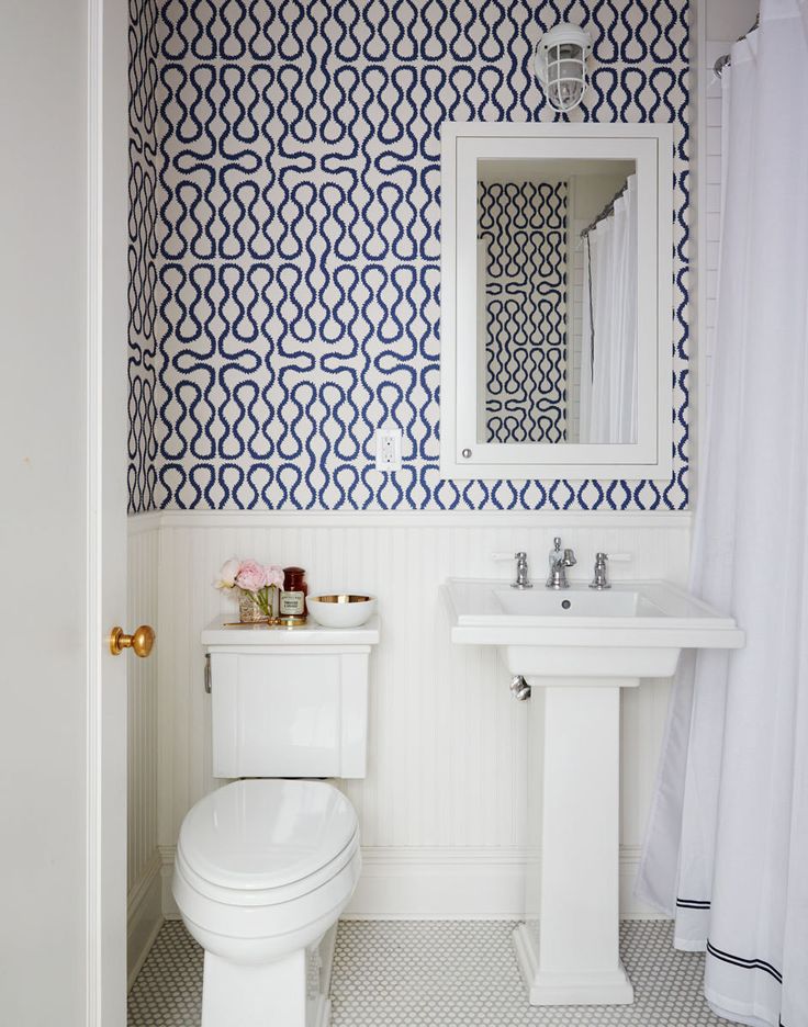 Contemporary Wallpaper Bathroom Idea 10 Tip For Rocking - Fun Wallpaper For Bathroom - HD Wallpaper 