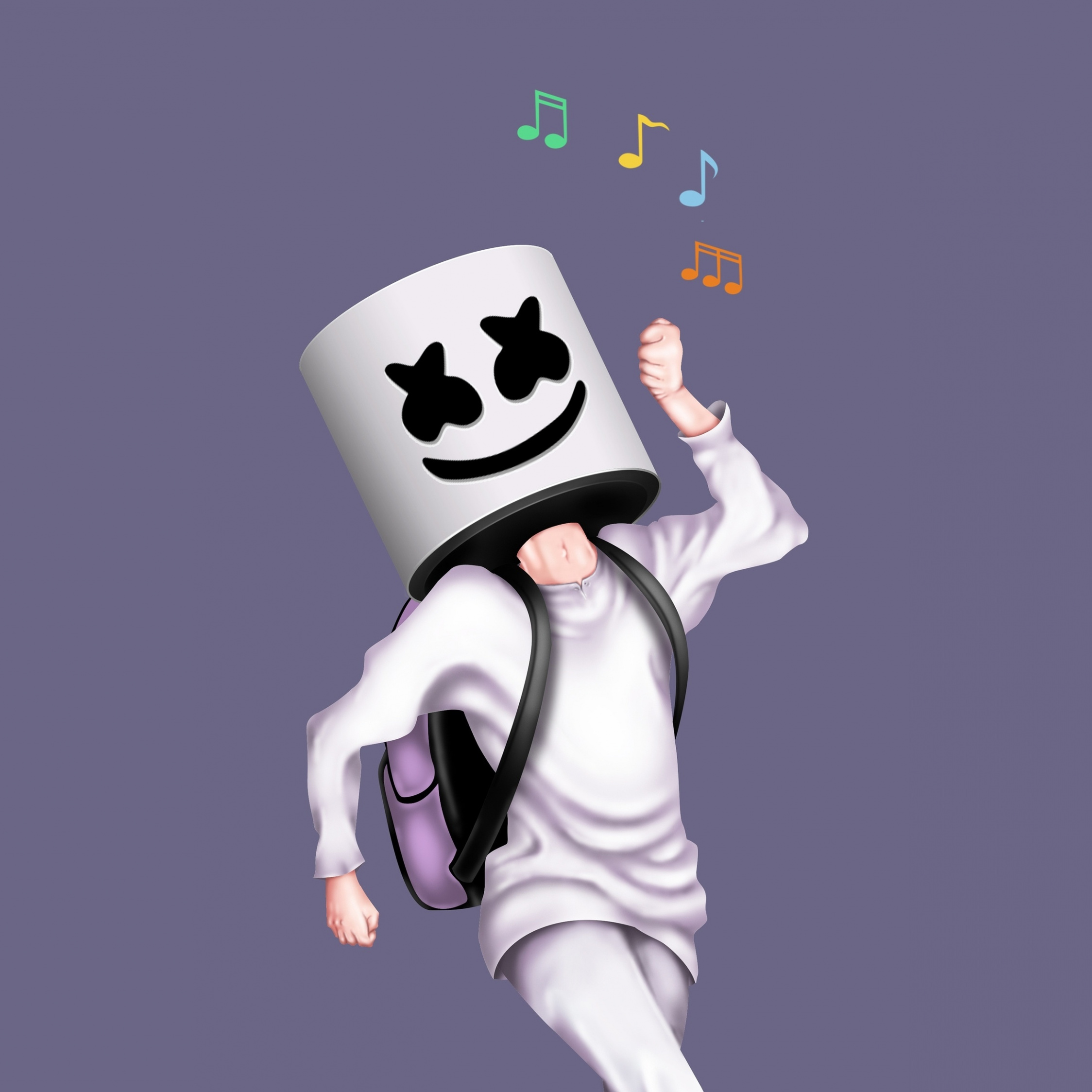 Marshmello, Musician, Dj, Walk Alone, Art, Wallpaper - Dj Marshmello Cake Topper - HD Wallpaper 