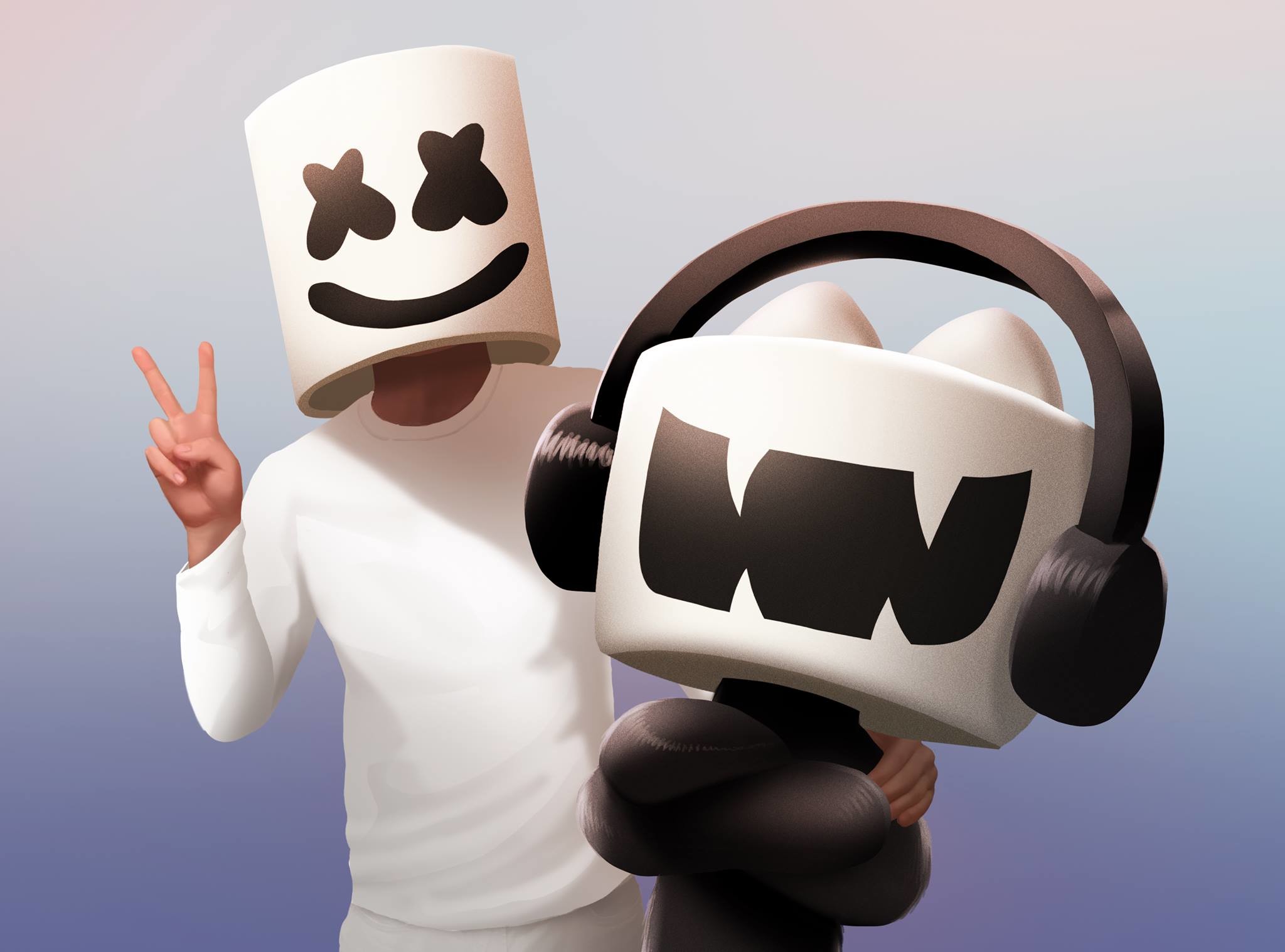 Marshmello Monstercat - HD Wallpaper 