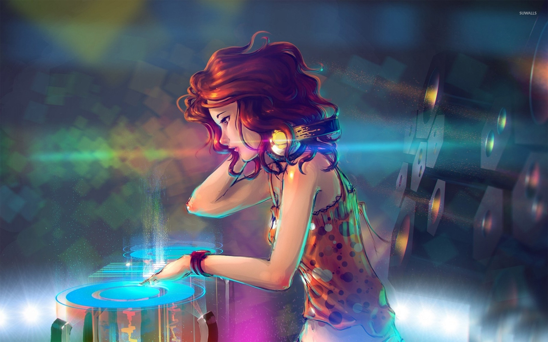 Girl Dj - HD Wallpaper 