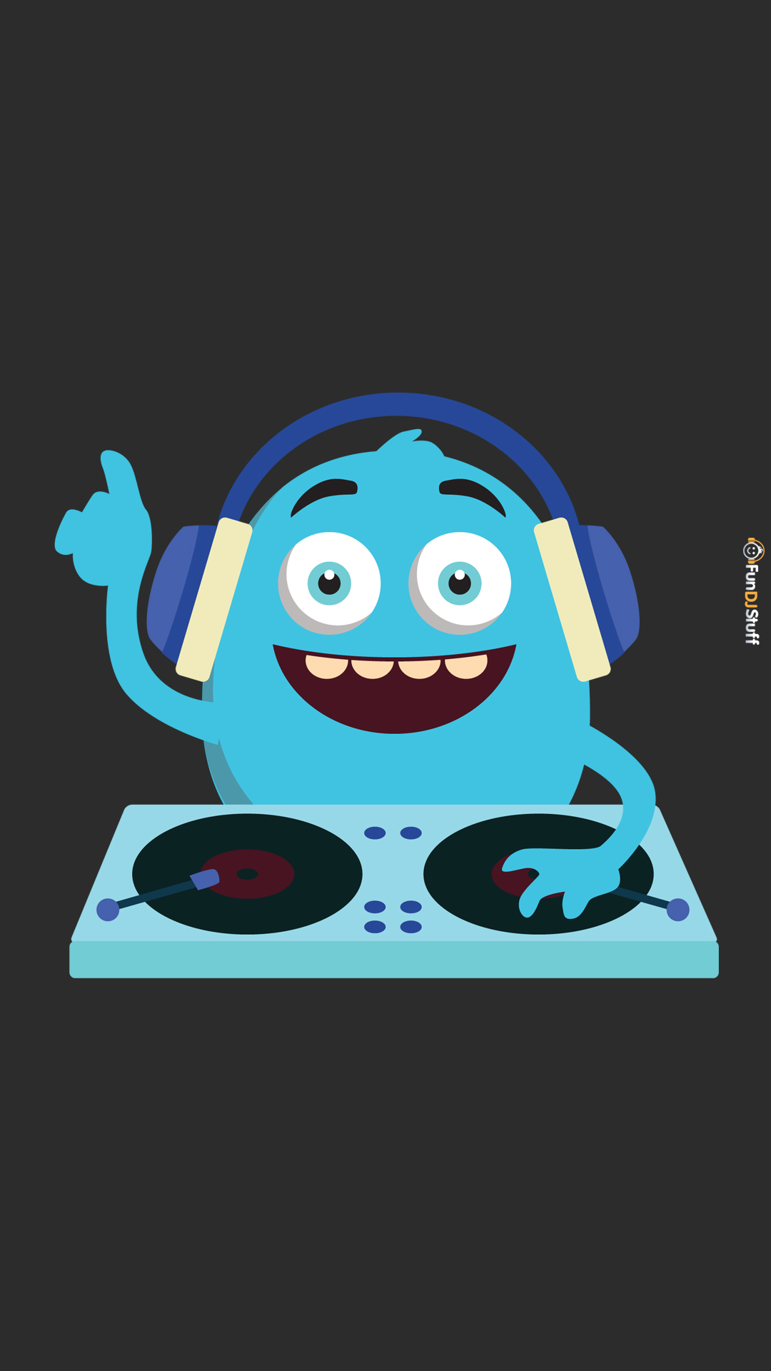 Monster Dj Wallpaper - Cartoon Monster Dj - HD Wallpaper 