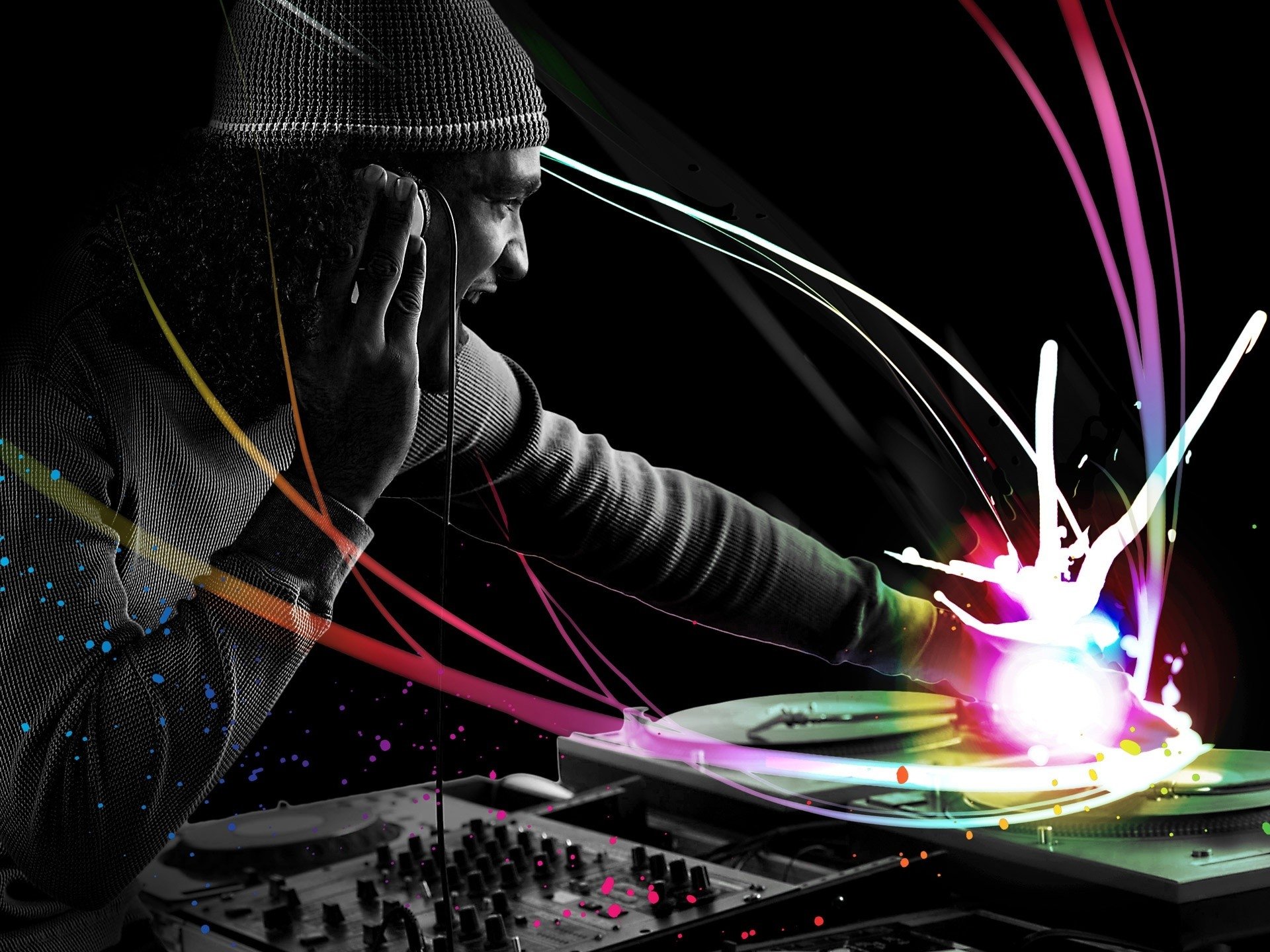 High Resolution Dj Background - HD Wallpaper 