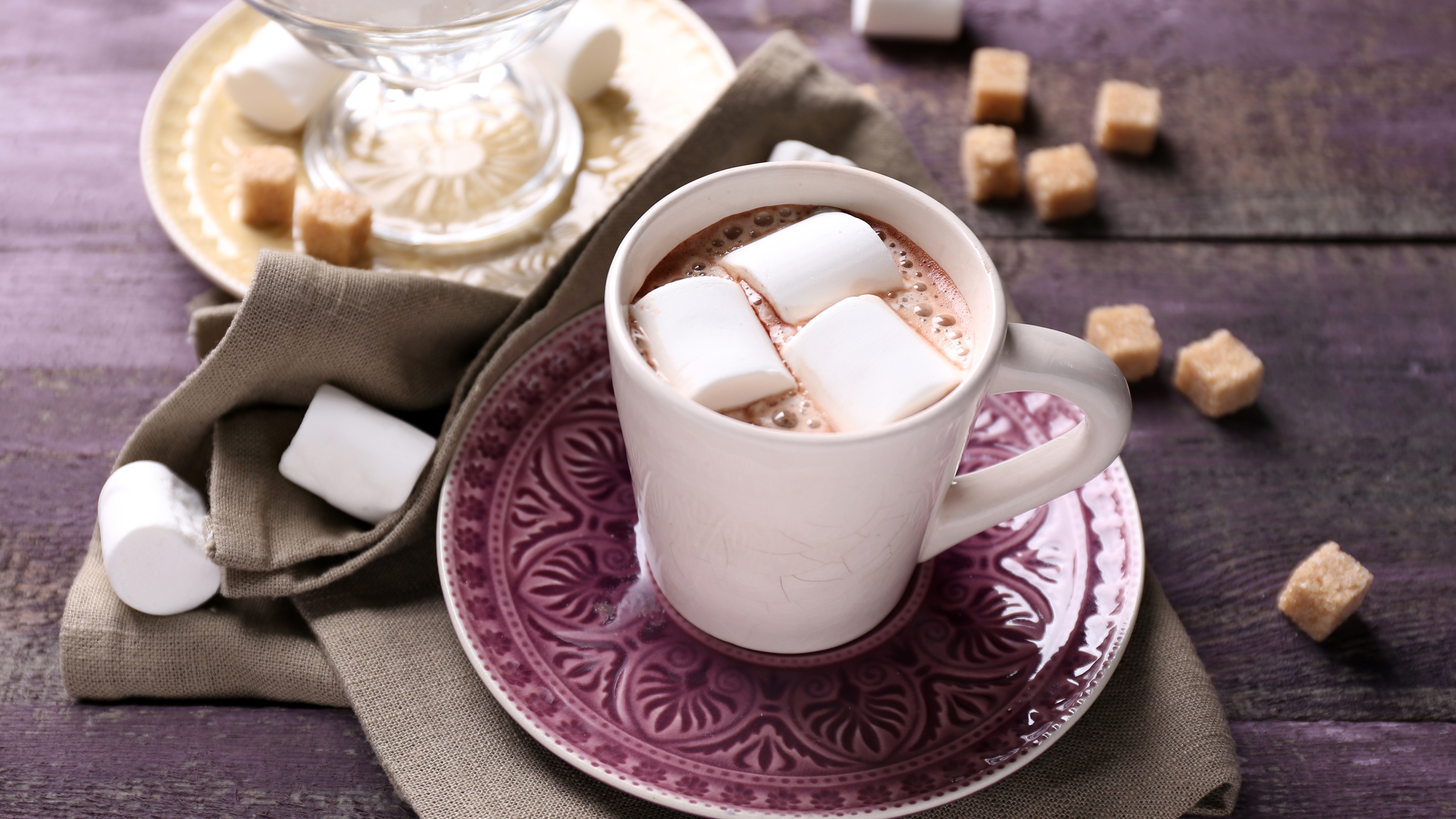 Wallpaper Marshmallow, Cocoa, Coffee - Купити Картину В Кухню