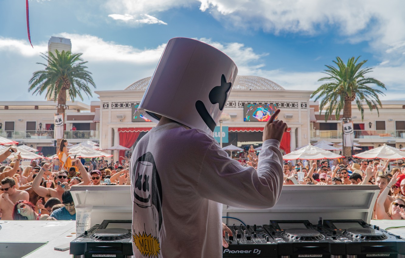 Photo Wallpaper Dj, Edm, Marshmello, Dj - Imagenes De Marshmello En Hd Para Pc - HD Wallpaper 