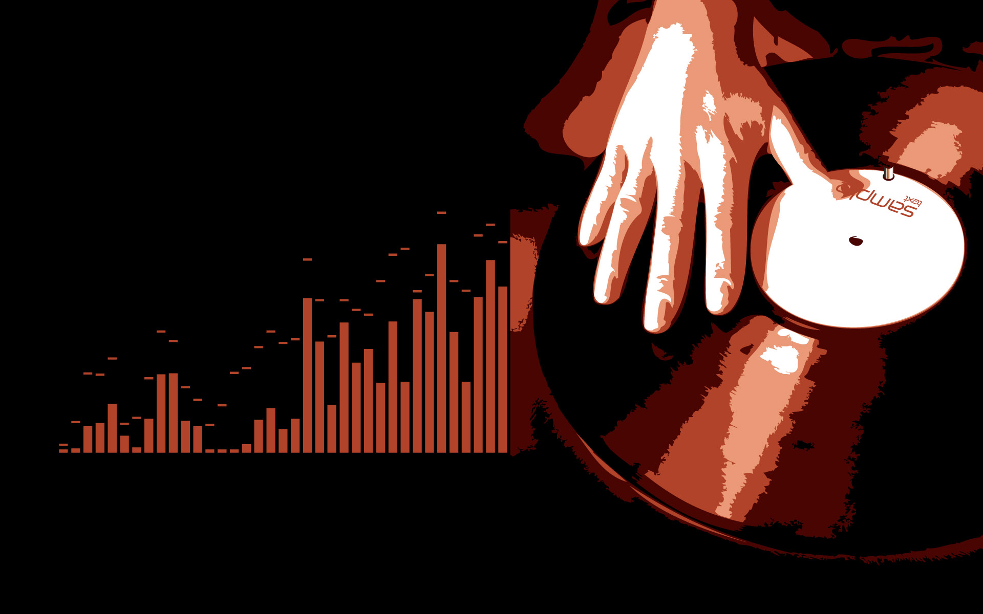 Edm Hip Hop Background - HD Wallpaper 