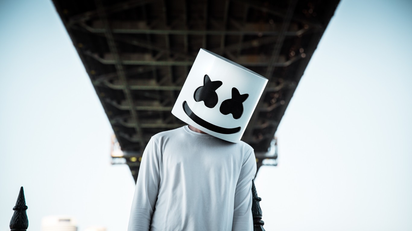 Marshmello Hd - HD Wallpaper 