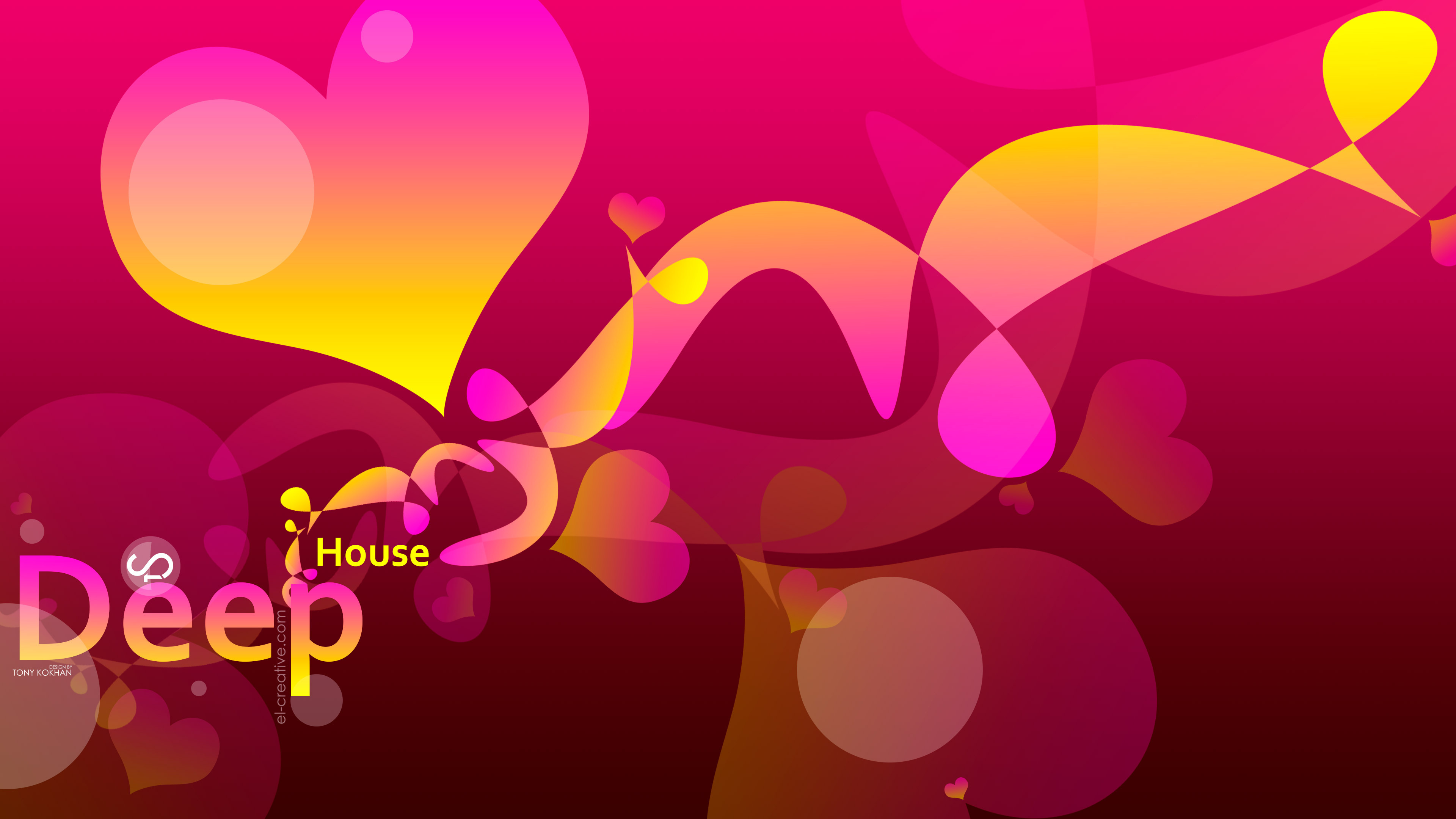 Tony Kokhan, Music, Plastic, Dj, Pink, Yellow, Heart, - Music - HD Wallpaper 