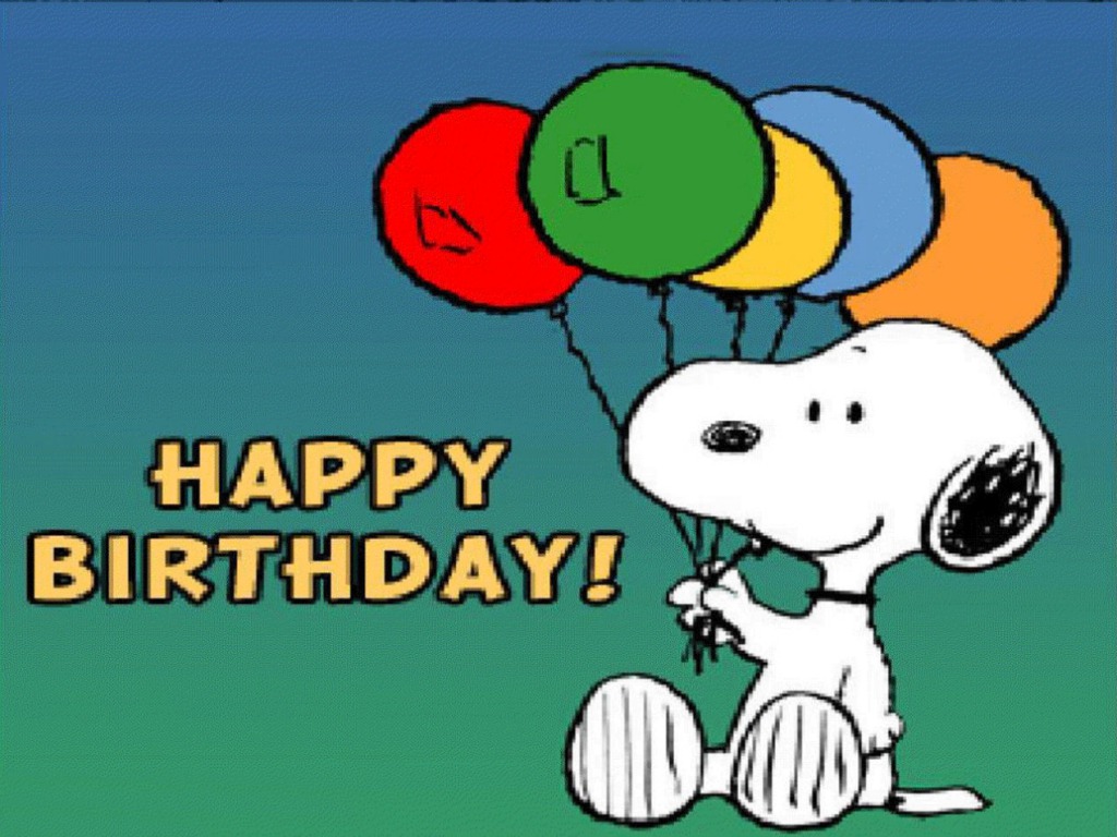 Snoopy - Happy Birthday Snoopy Theme - HD Wallpaper 