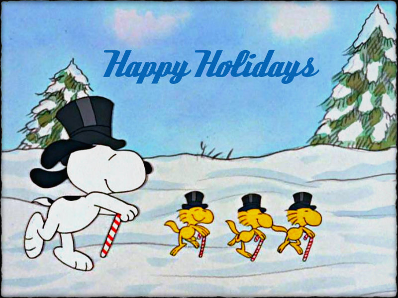 ★ Christmas With Snoopy ☆ - Merry Christmas Figure Skater - HD Wallpaper 
