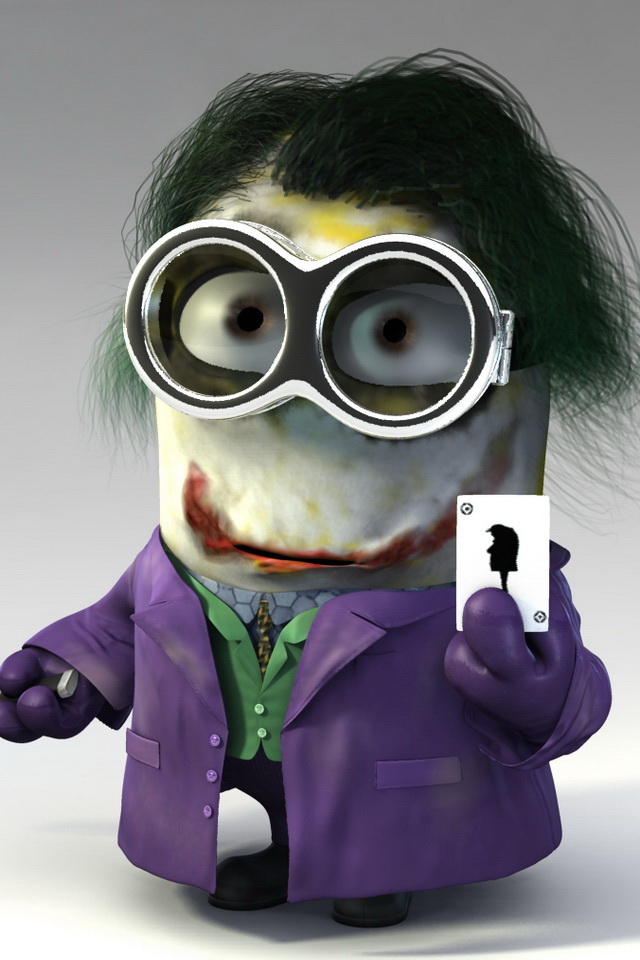 Minions Hd Wallpaper For Iphone - Joker Minion - HD Wallpaper 