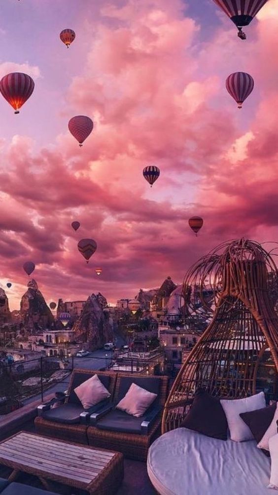 45 Relaxing Nature Wallpapers For Ios Or Android Iphone Beautiful Pink Hot Air Balloon 564x1002 Wallpaper Teahub Io
